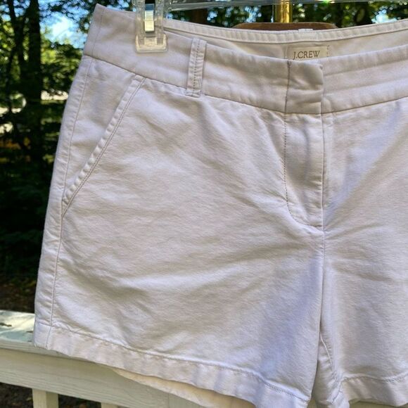 J.Crew Light Khaki 100% Cotton Mid Rise Shorts - Picture 2 of 5